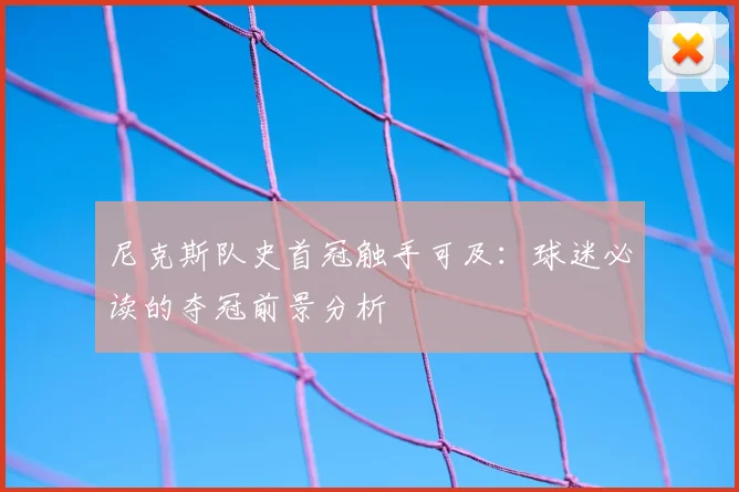 尼克斯队史首冠触手可及：球迷必读的夺冠前景分析